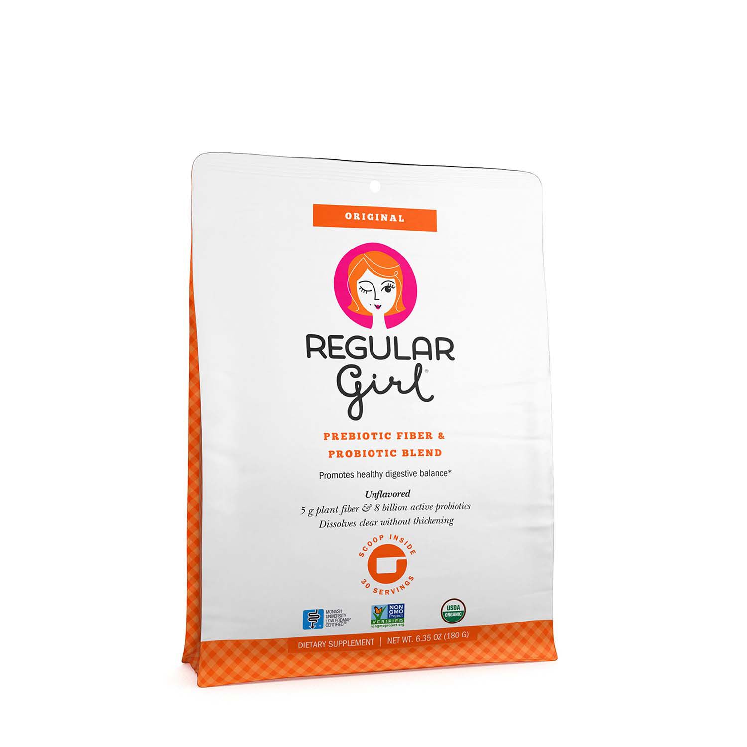 Regular Girl Original Powder Healthy - Unflavored 6.35 Oz. (30 Servings)